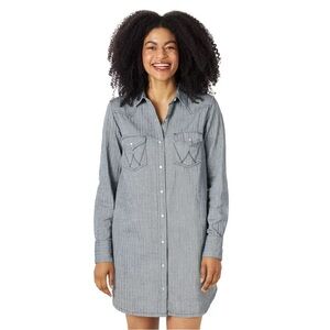 NWOT Wrangler western shirt dress